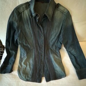 Vintage 7 for all mankind denim shirt sz M